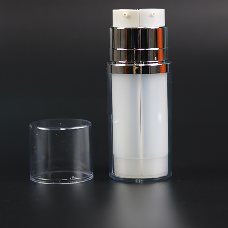 Double Tube Airless Bottle for Day and Night Cream (NAB38)