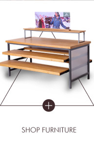 Stable Wire Shelf Display Stand