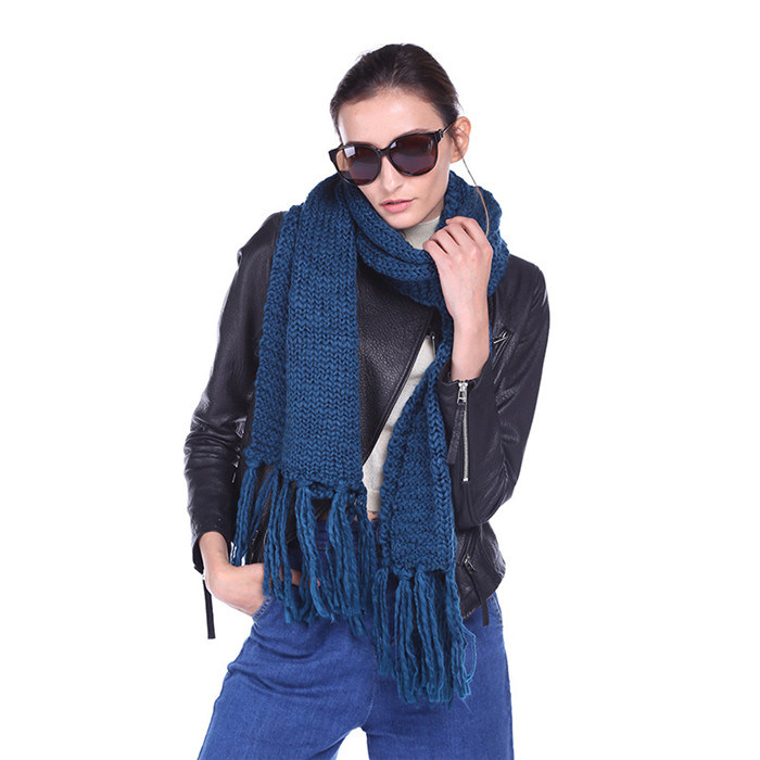 Wholesale 2017 Plain Wool Female Shawls Scarves