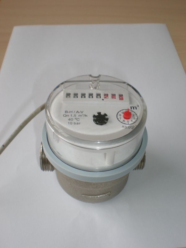 Single Jet Dry Type Water Meter with Pulse Output