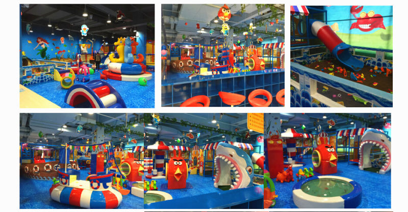 Fashion Ocean Theme Design Kids Indoor Playground Equipment