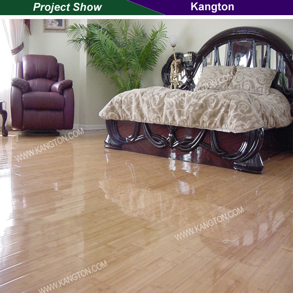 Natrual Carbonized Horizontal High Gloss Bamboo Flooring (High gloss)