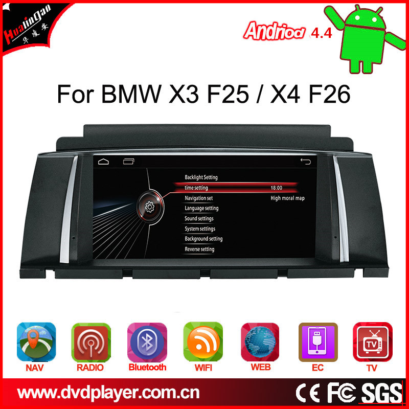 Hl-8827 8.8'' Android 4.4 GPS Online for BMW X3 F25 / X4 F26 Cars DVD Navigation 3G Internet WiFi