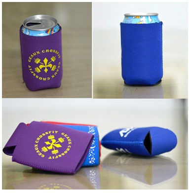 Can Holder Printed Bottom, Custom Neoprene Can Holder