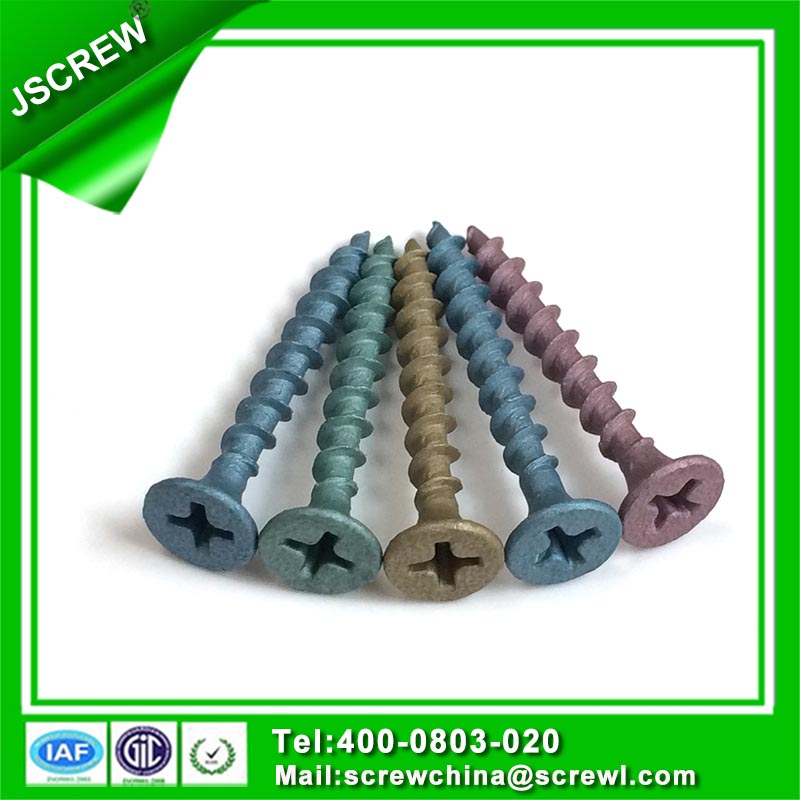 Colors Painting Flat Head Drywall Screw