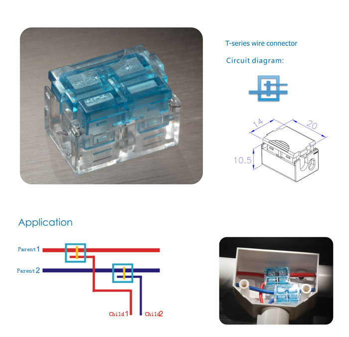 T-Series Wire Connector for Quick Connection