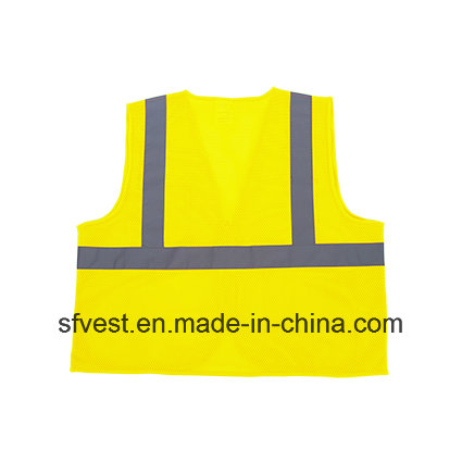 Class 2 High Visibility Cheap Wholesale Safety Vest with ANSI