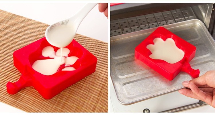 Bear Claw Shape Food Grade Silicone Ice Cream Mould