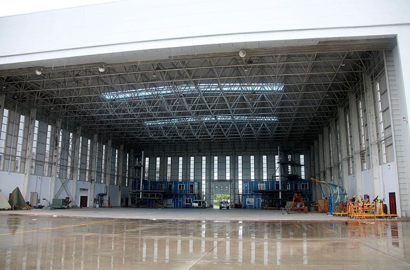 Prefabricated Space Frame Aircraft Hangar