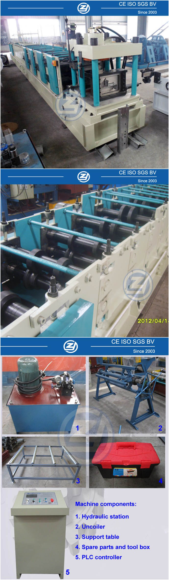 Z Shape Purlin Forming Machine