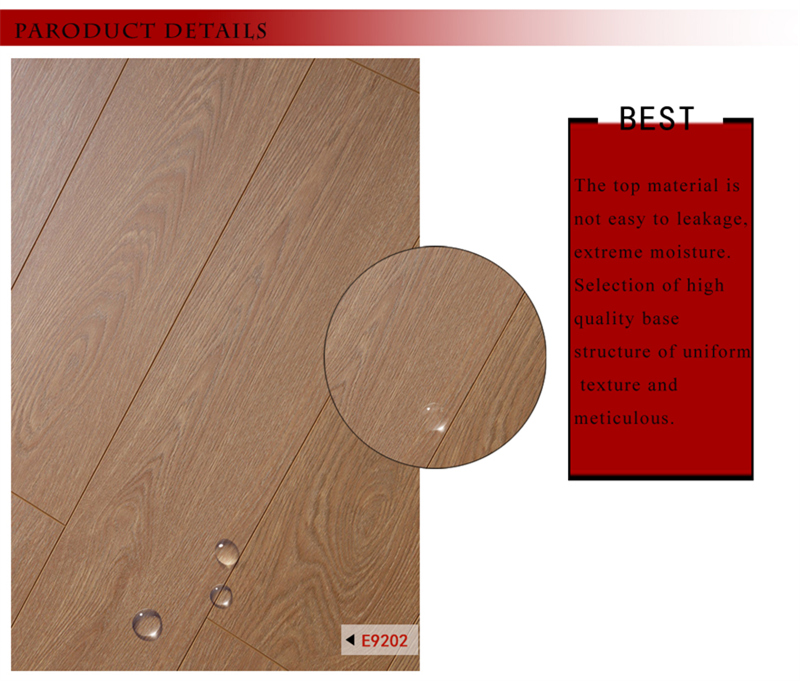 12mm V Groove AC4 E1 HDF Laminate Floor