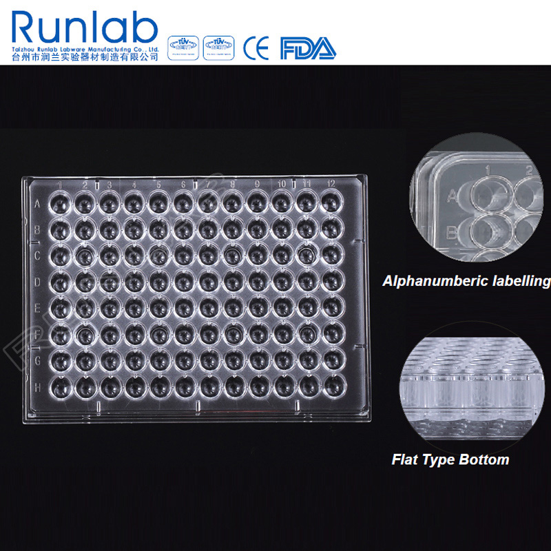 CE Marked 96 Well Culture Plate