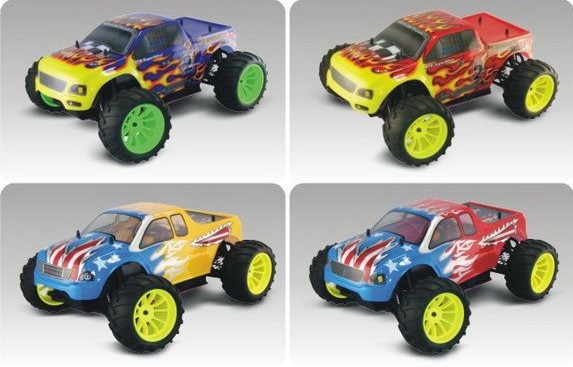 2016 Latest PVC Green 3CH Radio Control Toys R/C Big Wheels Stunt Car Free Style RC Car for Kids