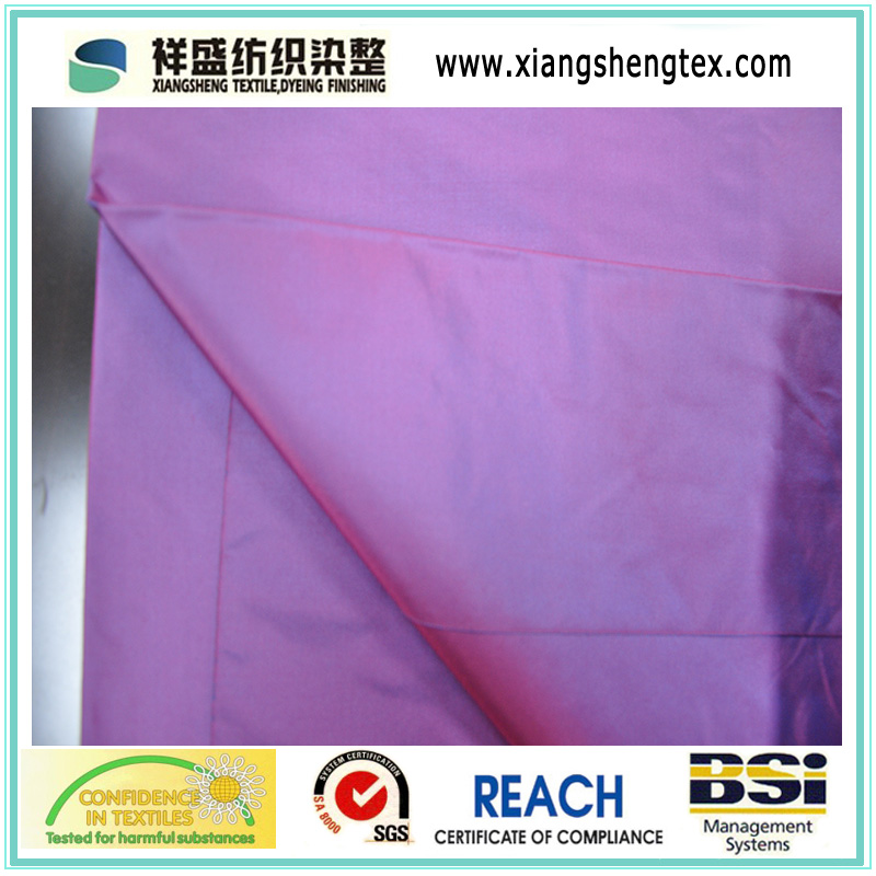 Yarn Dyed Silk Taffeta Fabric