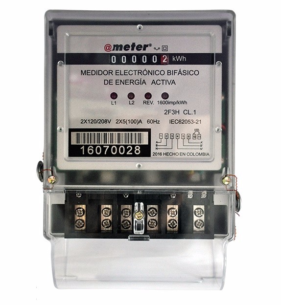 Single Phase Electronic DIN Rail Active Energy Meter