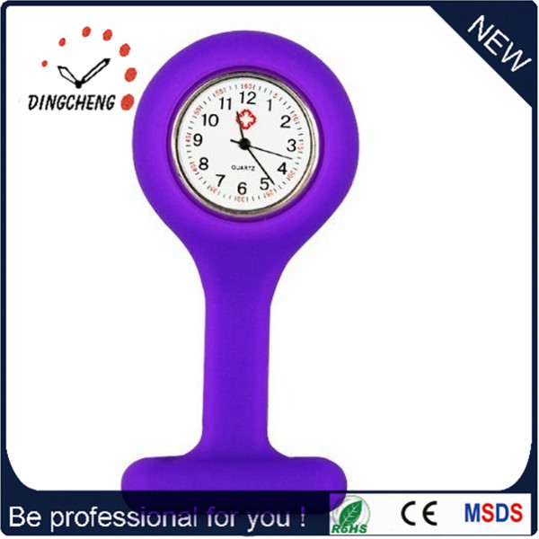 2015 New Style Promotion Silicone Gift Nurse Watch (DC-908)