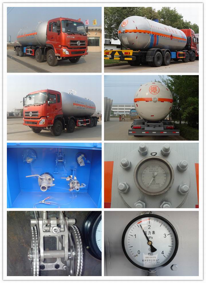 20m3 10ton LPG Dispenser Mobile Cylinder Filling Bobtail Truck