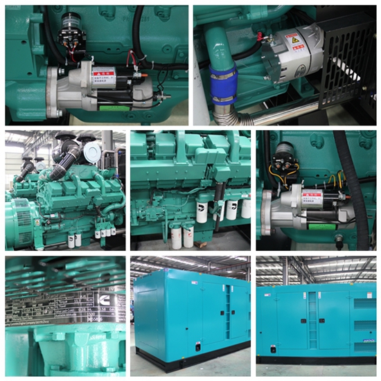 Fujian Factory Made 1375kVA Diesel Generator Silent Generator Water Cooled Generator Set