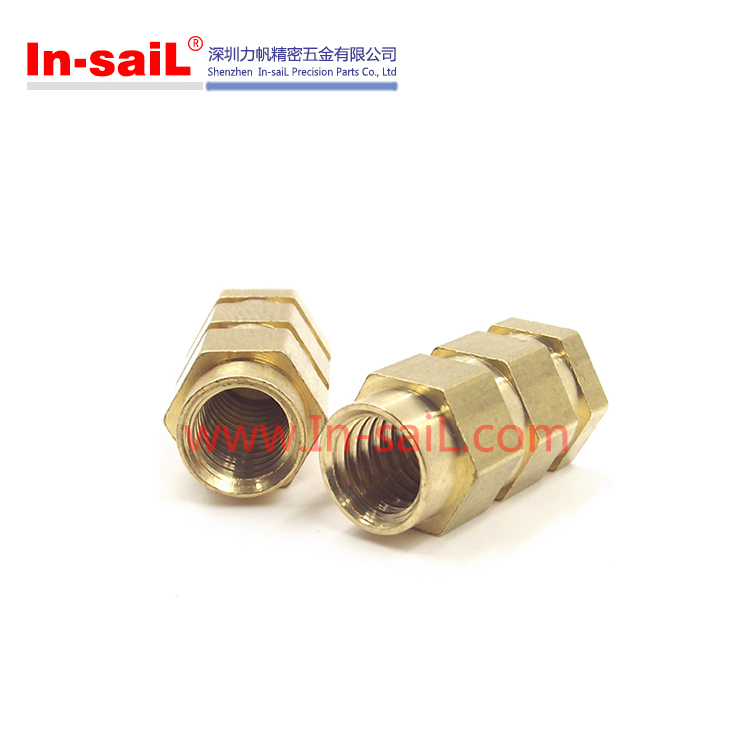 Brass Hex Head Threaed Insert Nut for Motorcyle