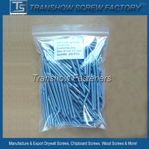 10b21 Hardend Steel Headless Self Tapping Screw