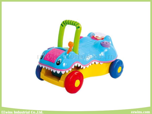 Switchable Toys Crocodile Prince Baby Walker 2 in 1