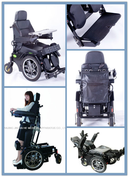 Electric Standing and Lying Motorized Wheelchair