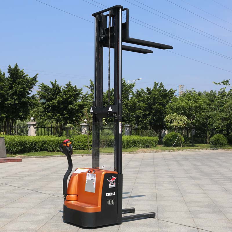 Factory Price Offer Full Electric Powered Forklift Pallet Stacker (CDD14)