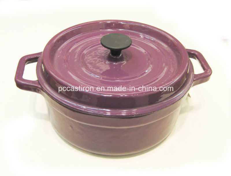 Novelty Enamel Cast Iron Casserole Dia 21cm