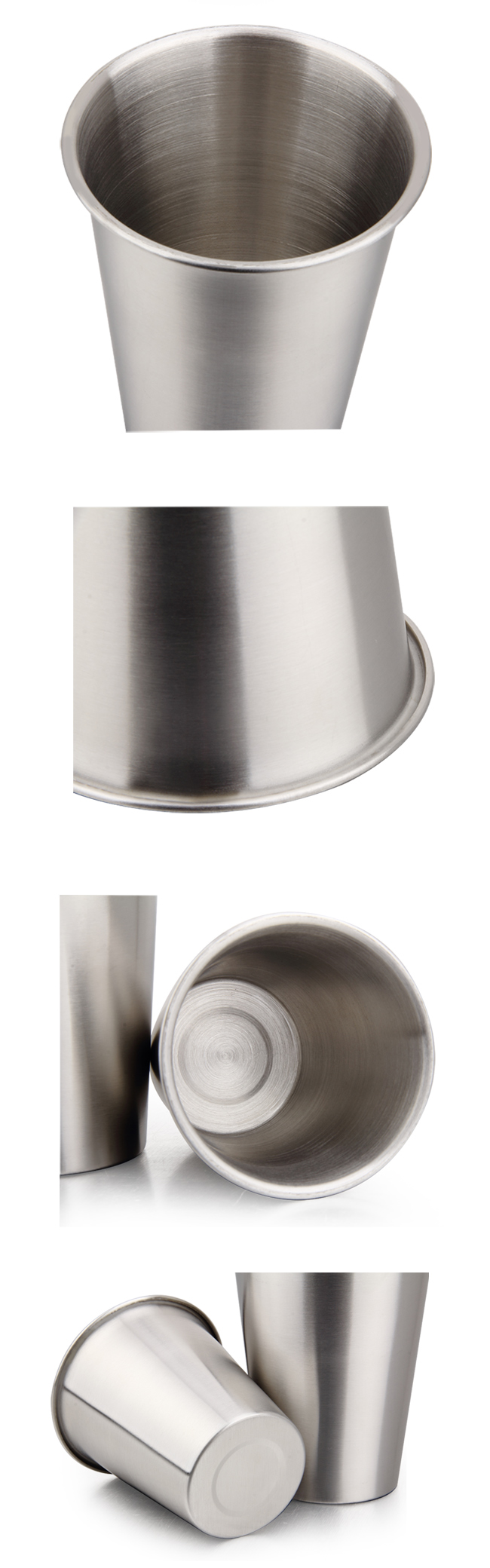 400ml Large Capacity Stainless Steel Beer Cup and Mug