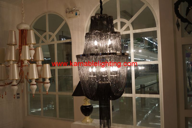 Modern Chain Black Chandelier (KA180)