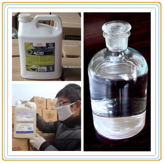 Industrial Muriatic Acid / Food Grade Hydrochloric Acid (HCl)