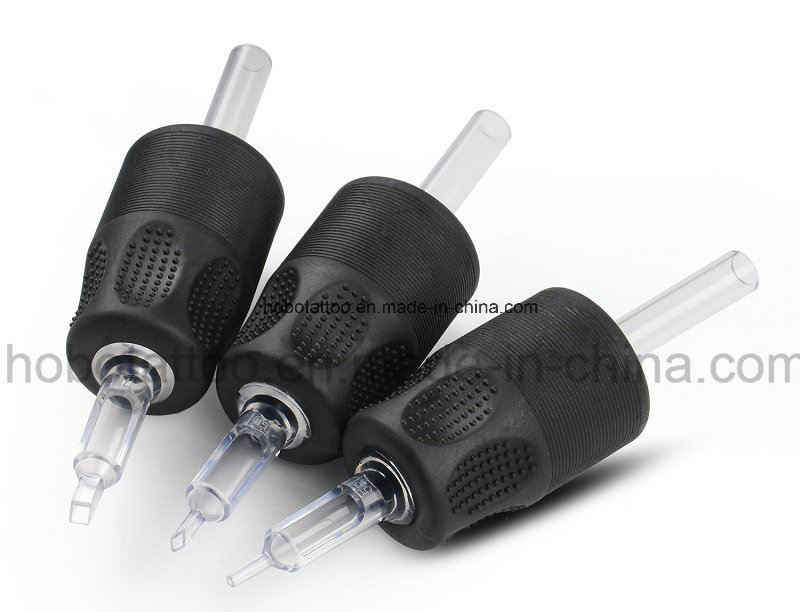 Top Grade Soft Disposable Tattoo Tube with Black Tip