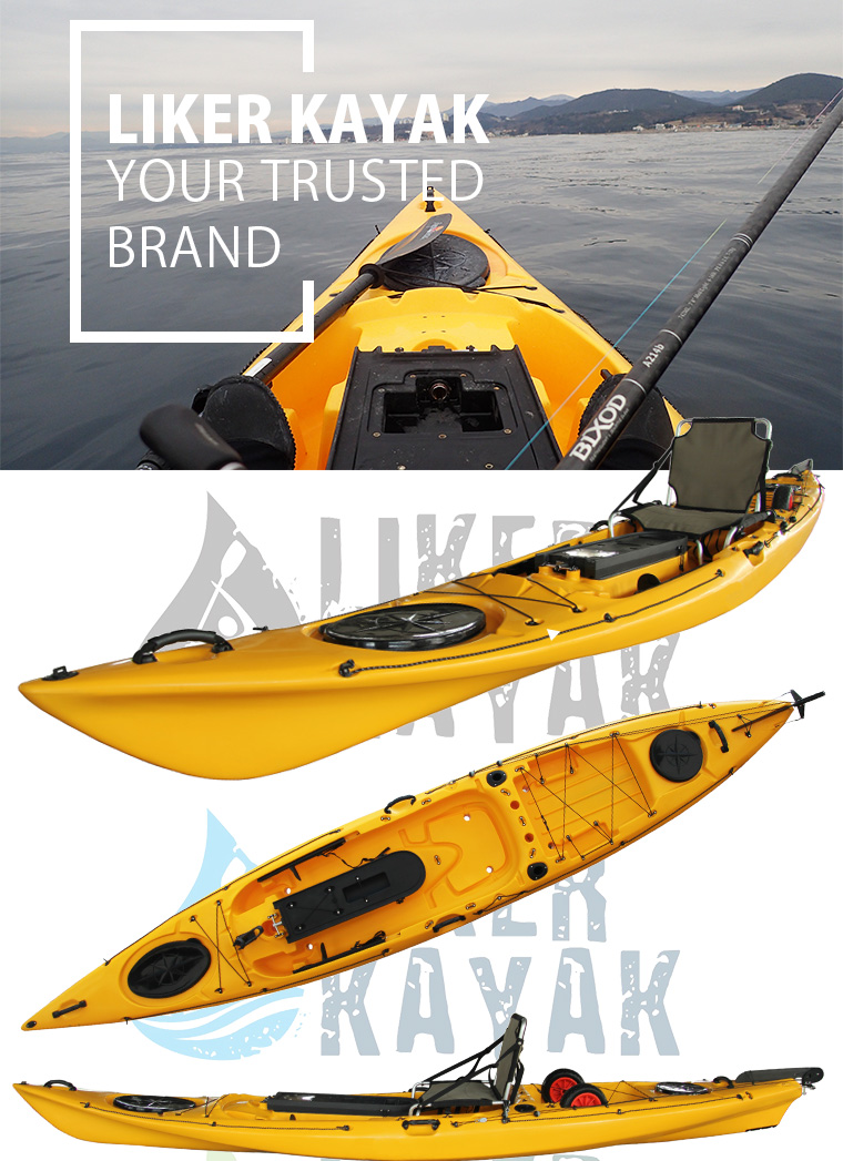 Fishing Boat 4.3meter Sit on Top Kayak Plastic Fishing Kayak