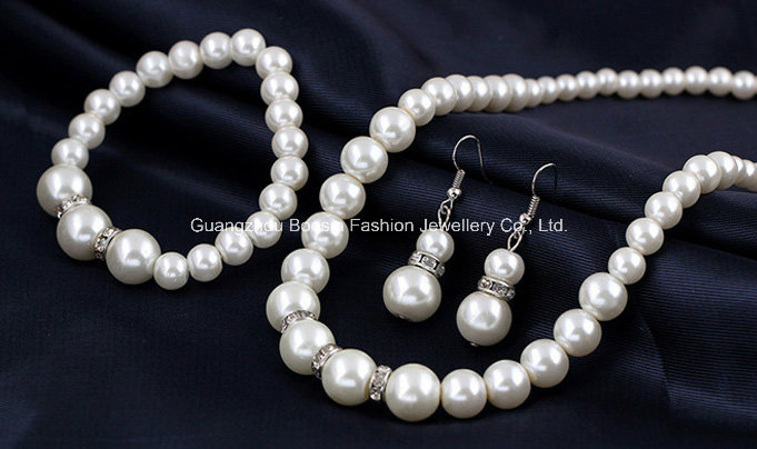 Fashion Pearl Necklace Jewelry Set Ab101