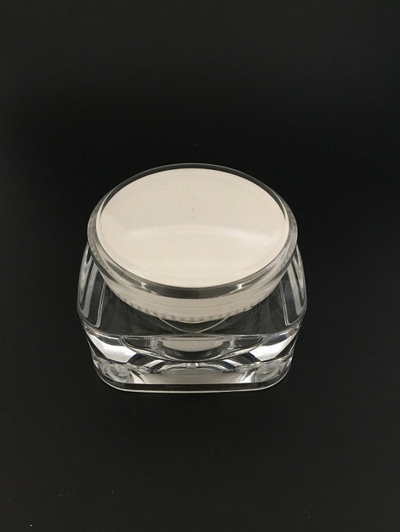 Round Square Cream Jars for Cosmetic Packaging