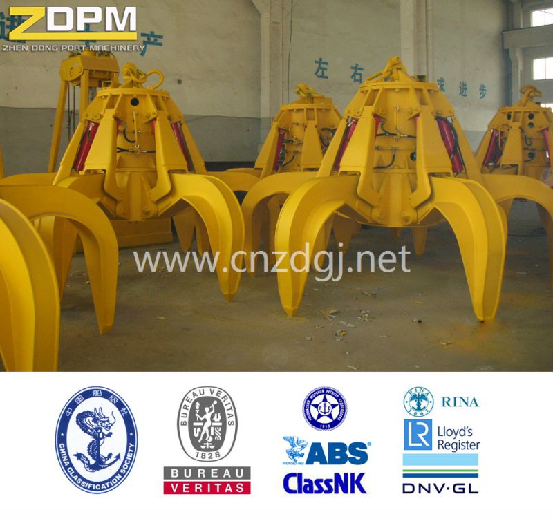 Electric Hydraulic Orange-Peel Grabs Pig Iron Grab/ Steel Scrap Garbage Grab