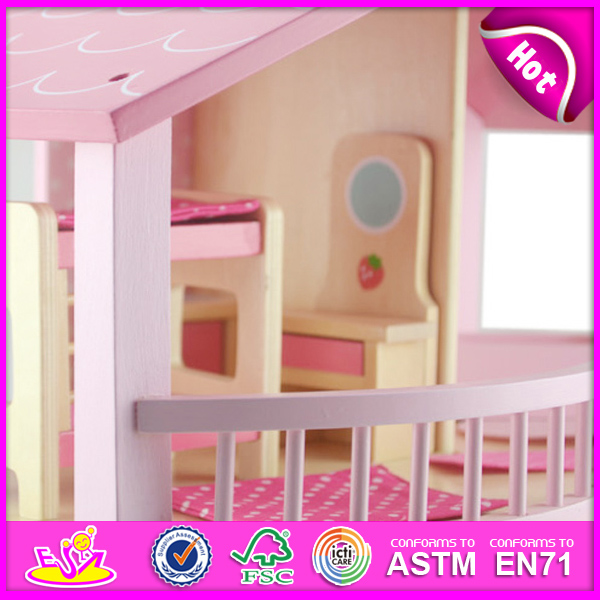 Wooden Doll House (W06A027)