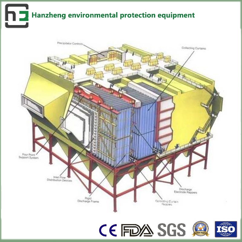 Wide Space of Top Virbration Electrostatic Collector -Industrial Dust Collector