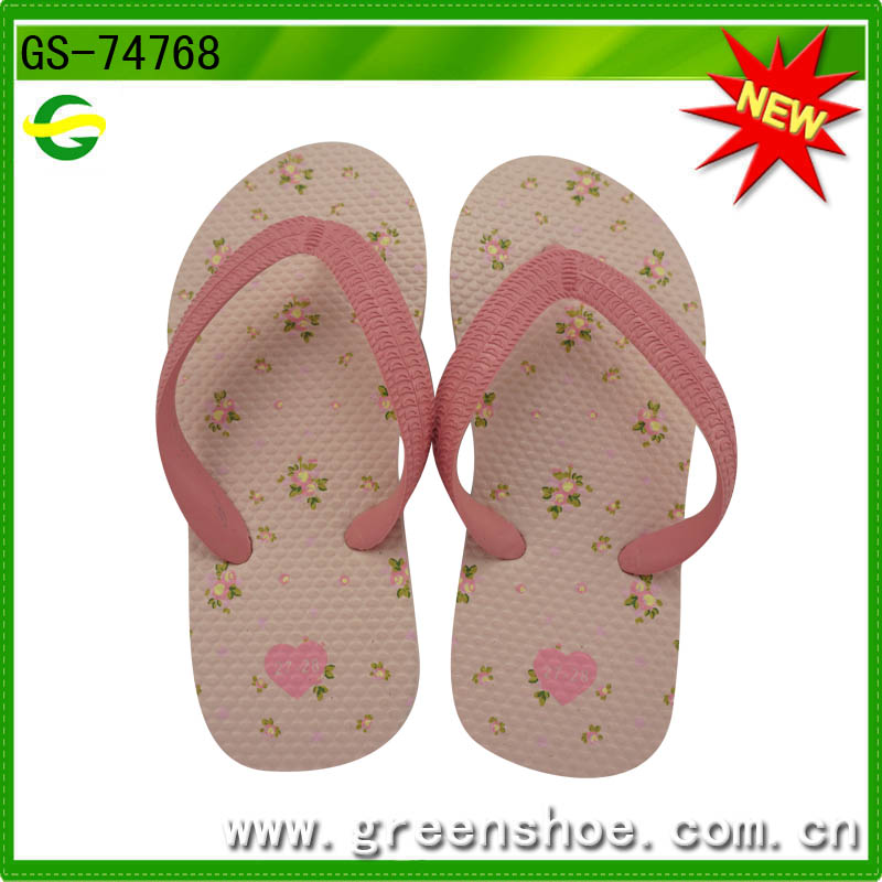 China Children Girls EVA Flip Flop Slipper (GS-74674)