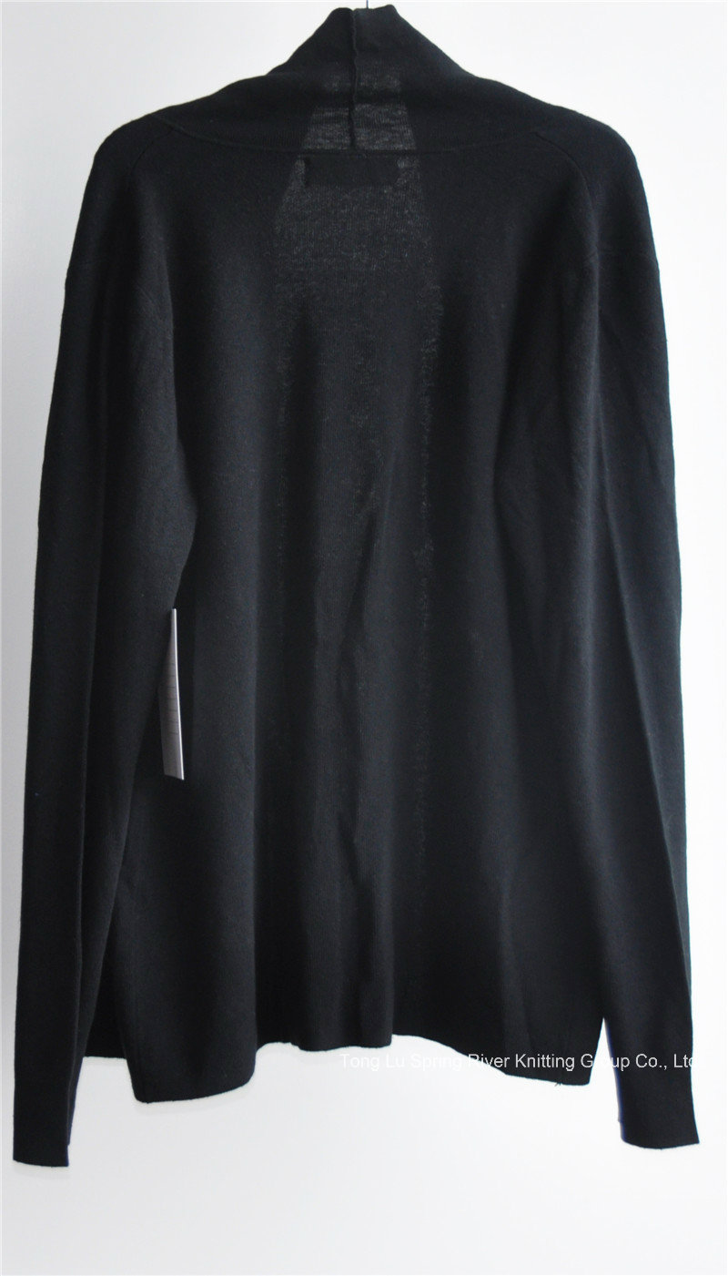 Ladies Long Sleeve Open Cardigan with Pocket