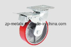 Heavy-Duty Aluminum PU with Whole Side Caster Wheel