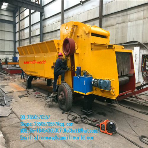 Good Quality Wood Log Crusher Cutting Machine