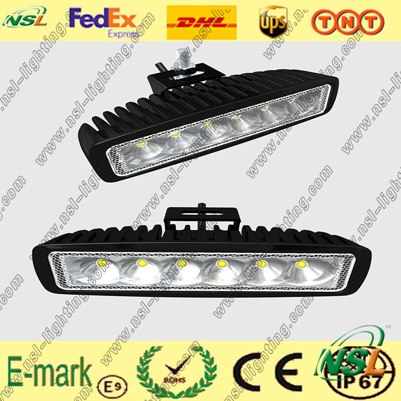 18W LED Work Light, 1530lm LED Work Light, 12V DC LED Work Light for Turcks