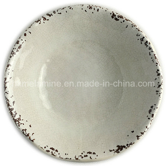 Melamine Salad Bowl with Crack Effect