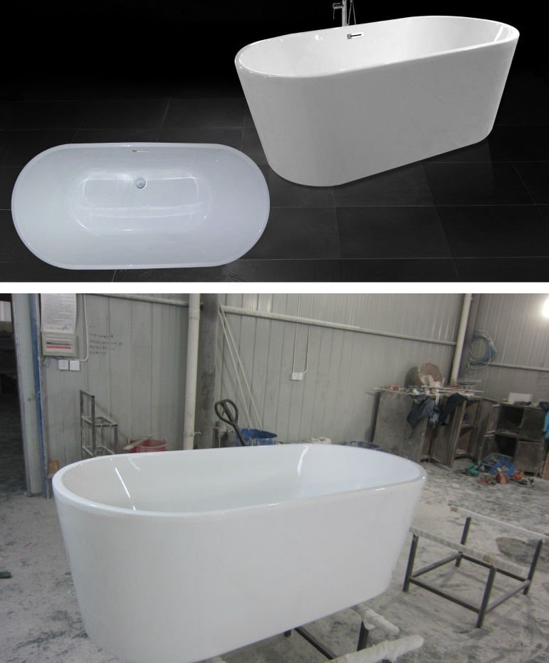 Oval Bathtub Freestanding Acyl High Quality Bathtub