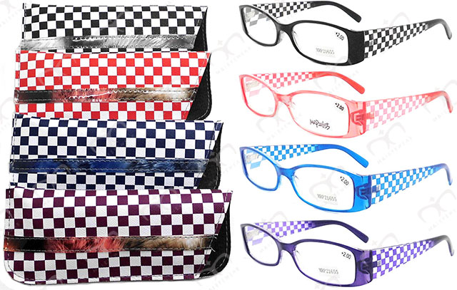 Fashion Plastic Reading Glasses (MRP21655)