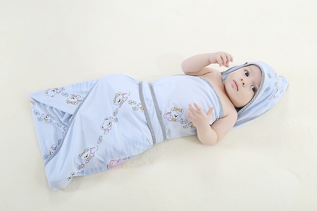 Bamboo Fiber Baby Swaddle for Spring and Summer