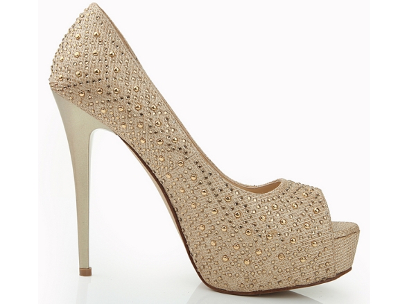 New Collection High Heel Women Diamond Shoes (HS17-058)