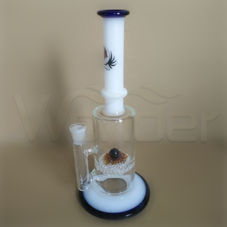 White Color Glass pipes Glass Water Pipe for Daily Smoking