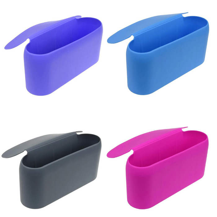 Eco Friendly Practical Silicone Auto Trash Can with Cap